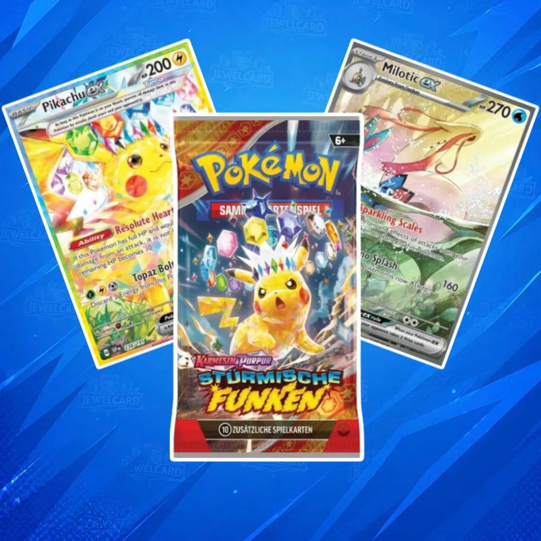 Pokemon Stürmische Funken - Booster (DE) Karmesin & Purpur